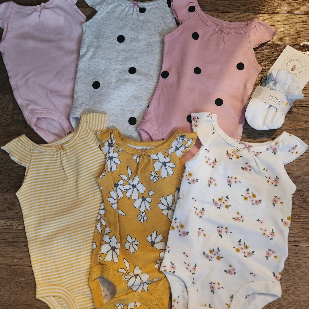 7 piece new born girl bundle
